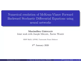 Numerical resolution of McKean-Vlasov Forward  Backward Stochastic Differential Equations using