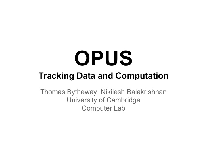 opus