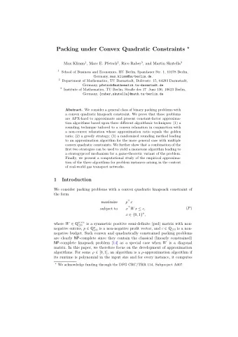 a solution with objective value at least  times that of an optimum solution. The value  is then