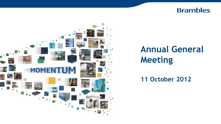 annual general meeting