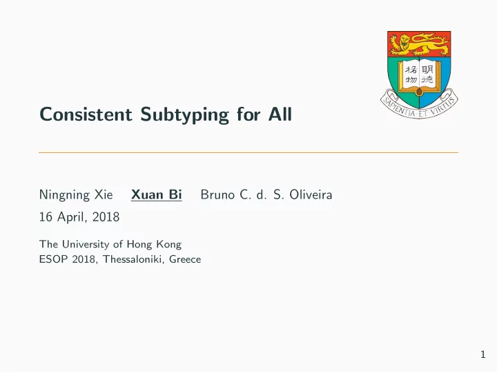 consistent subtyping for all