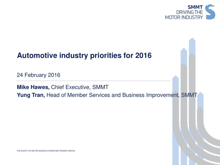 automotive industry priorities for 2016