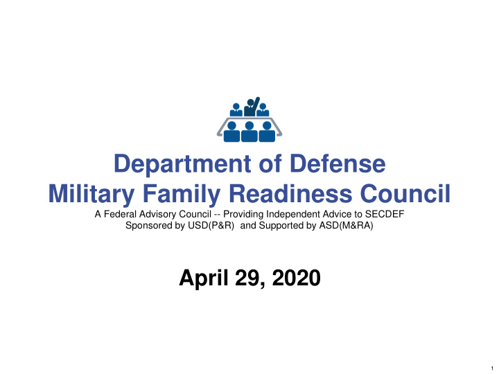 department of defense military family readiness council