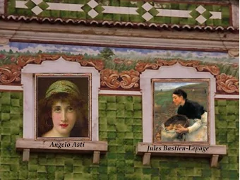 Angelo Asti Jules Bastien-Lepage  Paulus Moreelse Elin Danielson-Gambogi Paul Delaroche  Anselm