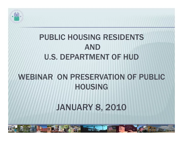 january 8 2010 agenda