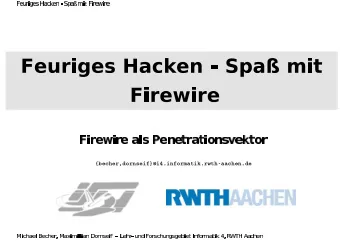 {becher,dornseif}@i4.informatik.rwth-aachen.de  http://www-i4.informatik.rwth-aachen.de/lufg