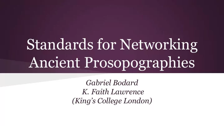 ancient prosopographies