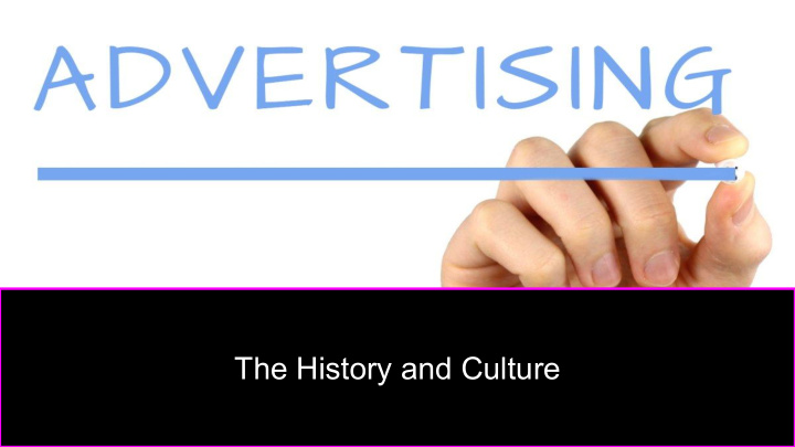 the history and culture media literacy