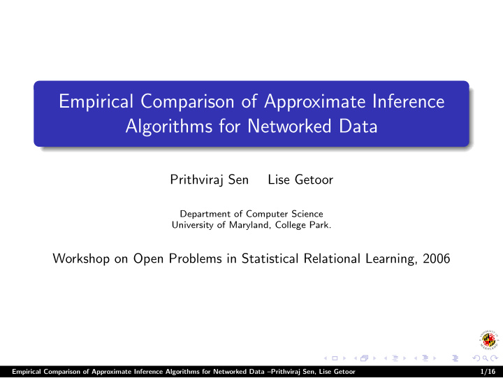 empirical comparison of approximate inference algorithms