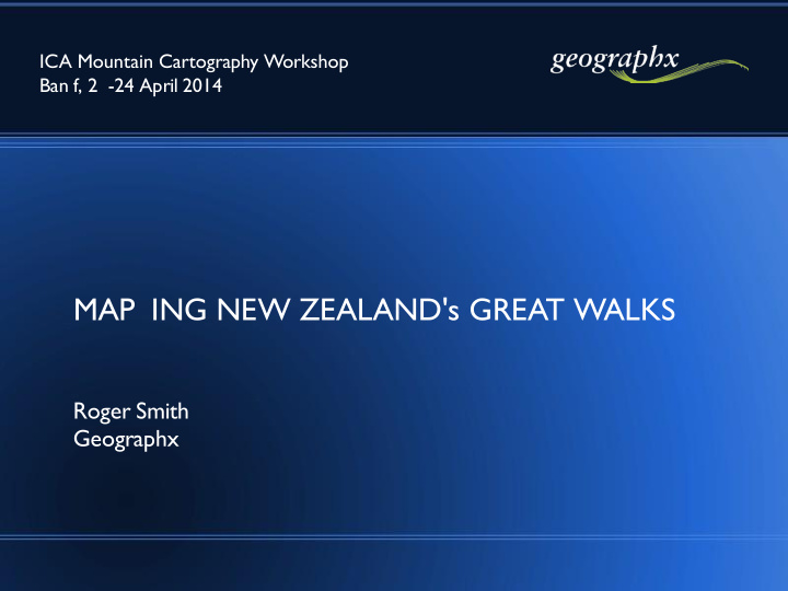 ica mountain cartography workshop ban f 2 24 april 2014