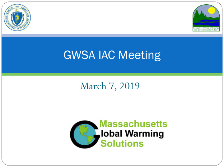 gwsa iac meeting