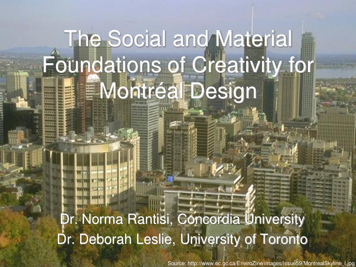 the social and material foundations of creativity for