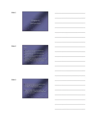 Chapter 8  ___________________________________  Experimental Design