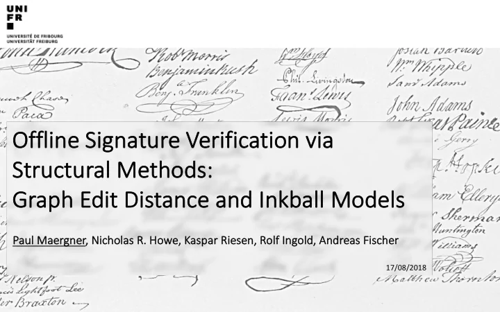 of offline si signature verification via st struct ctural