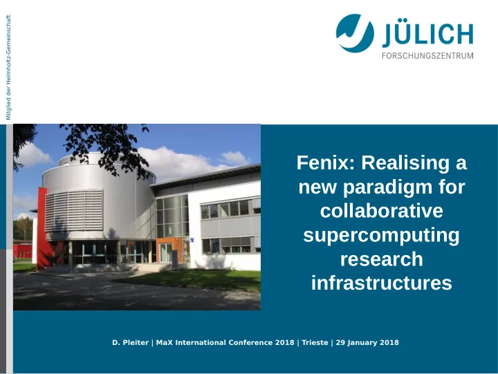 fenix realising a new paradigm for collaborative