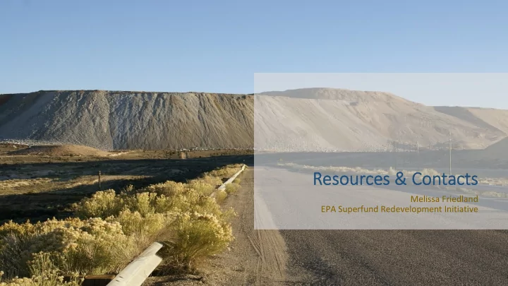 re resources contacts s