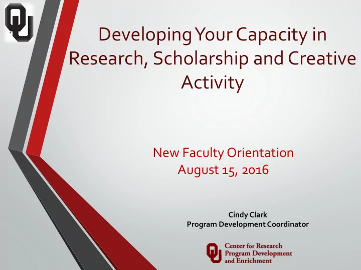 developing your capacity in research scholarship and