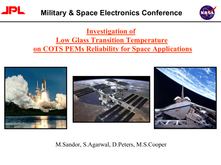 military amp space electronics conference investigation