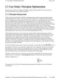 2 7 case study floorplan optimization
