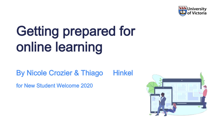getting prepared for getting prepared for online learning