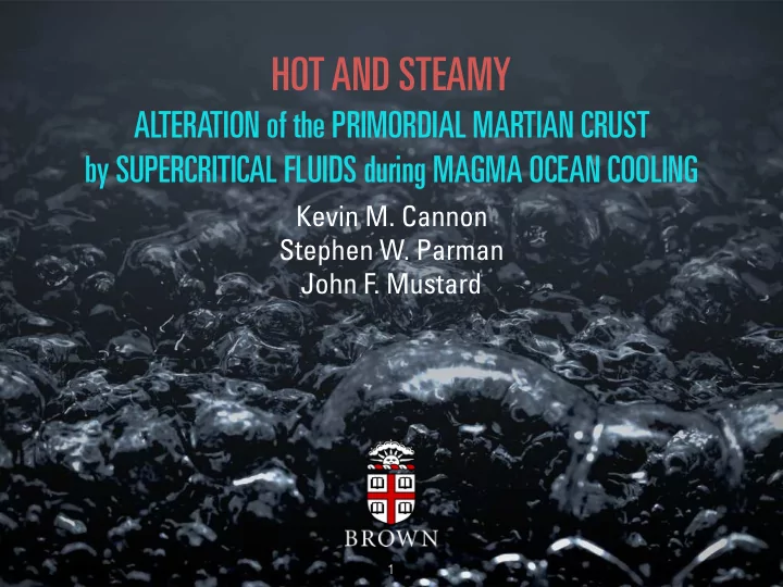 hot and steamy