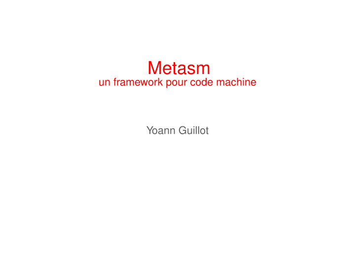 metasm