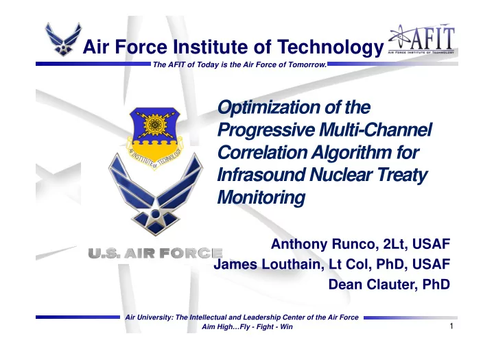 air force institute of technology