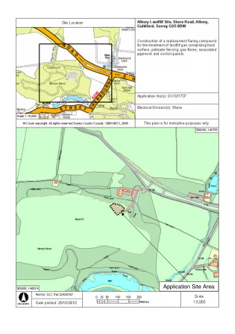 Application Site Area  2006 Aerial Photos  Application Number : GU10/1707  Aerial 1 : Albury