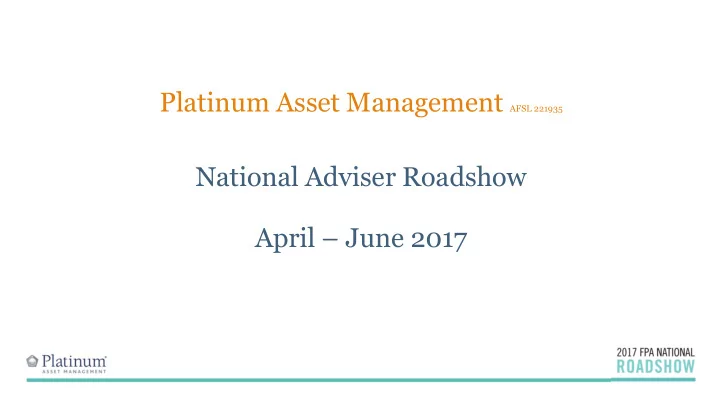 april june 2017 disclaimer