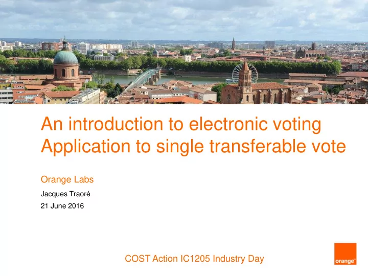 an introduction to electronic voting