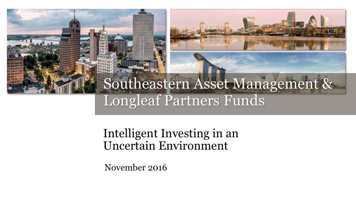 southeastern asset management longleaf partners funds
