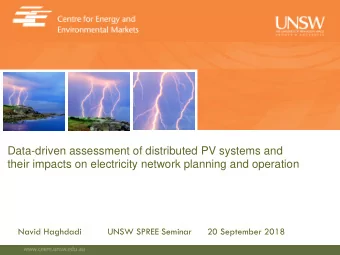 Data-driven assessment of distributed PV systems and  their impacts on electricity network planning