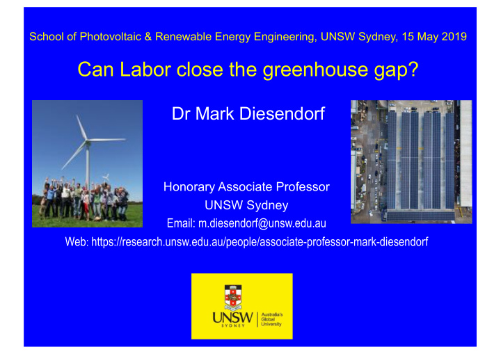 can labor close the greenhouse gap