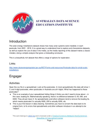 Introduction  The solar energy installations dataset shows how many solar systems were installed,