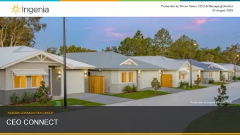 CEO CONNECT  Results summary  Strong performance, impacted by COVID-19 from March  DEVELOPMENT