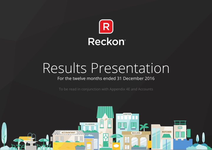 results presentation