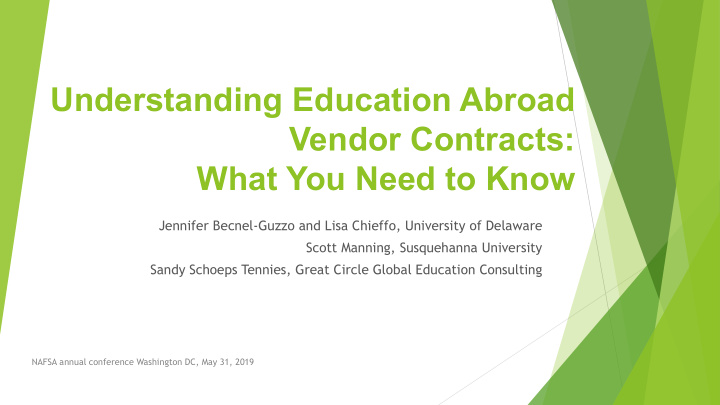 understanding education abroad vendor contracts what you