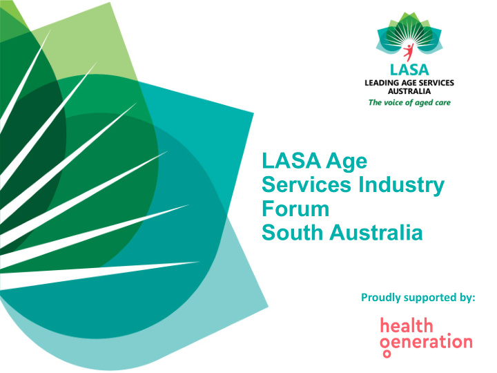 lasa age services industry forum south australia