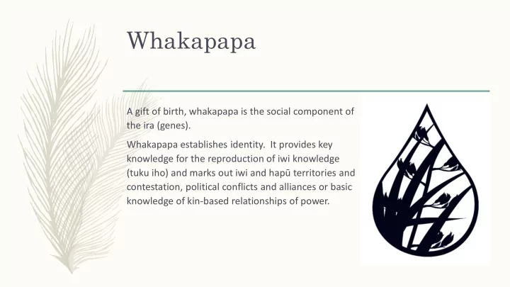 whakapapa