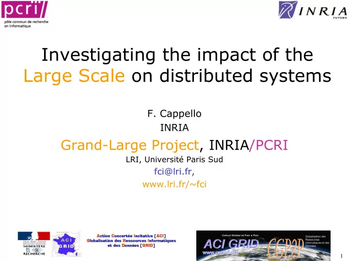 investigating the impact of the large scale on