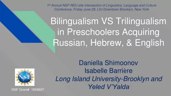 bilingualism vs trilingualism