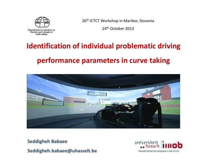 identification of individual problematic driving