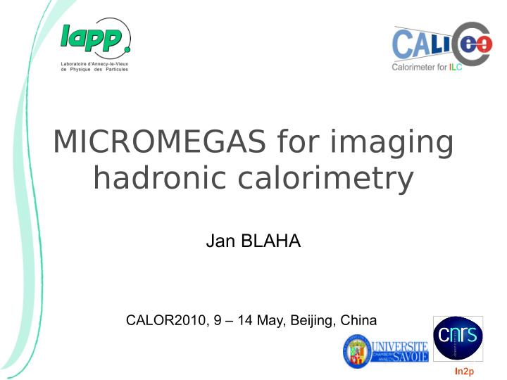 micromegas for imaging hadronic calorimetry