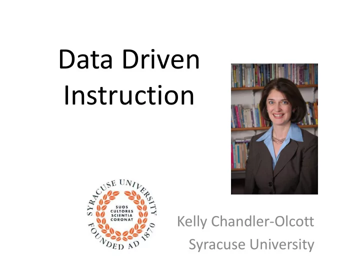 data driven instruction