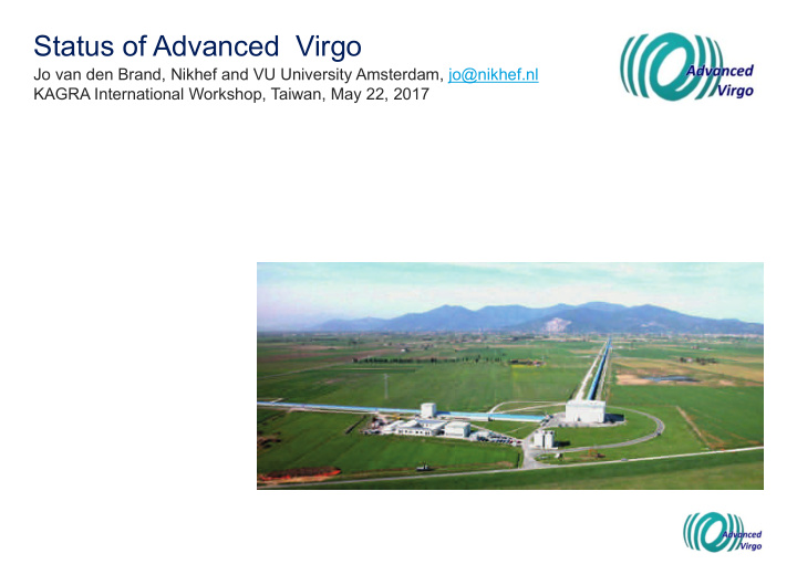status of advanced virgo