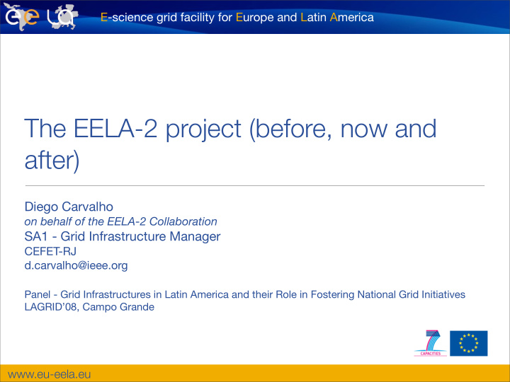 the eela 2 project before now and after