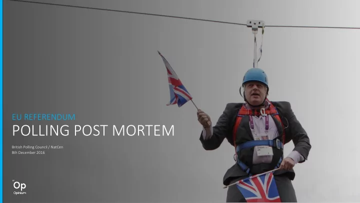 polling post mortem
