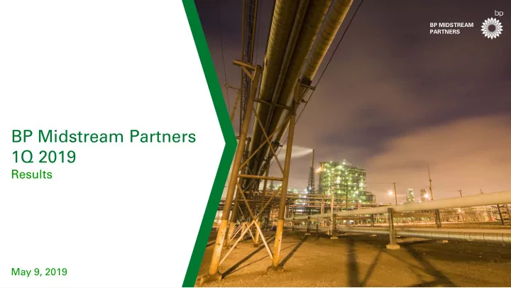bp midstream partners 1q 2019