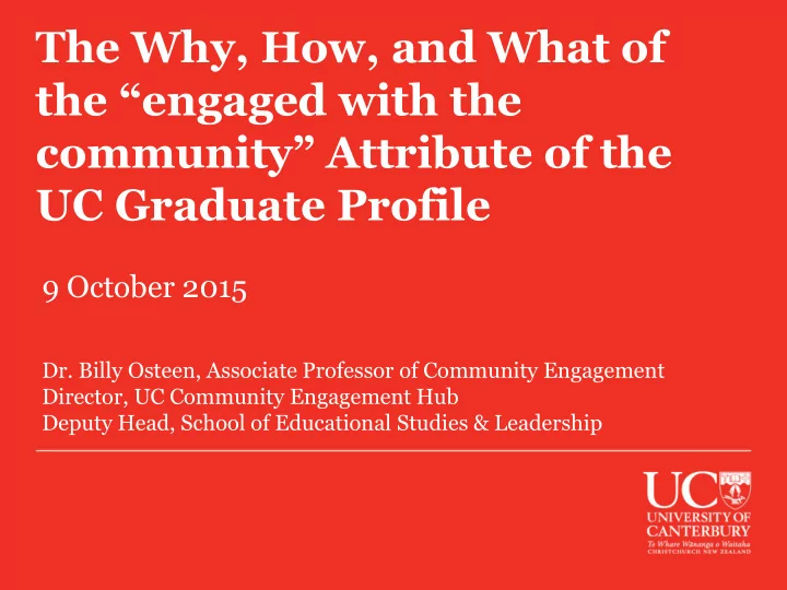 uc graduate profile