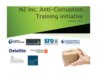 Wellington 19 June  Transparency  Reputation Institute  International Budget  Forbes Magazine